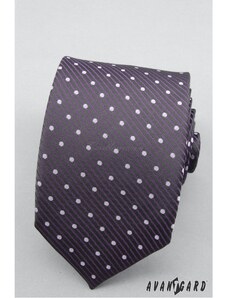 Avantgard Gepunktete violette Krawatte lila Tupfen