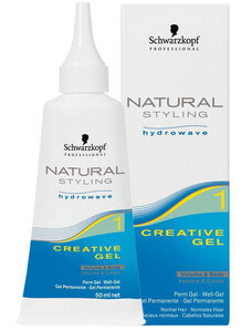 Schwarzkopf Professional Natural Styling Hydrowave Creative Gel 50ml, 1 - normal bis leicht poröses Haar