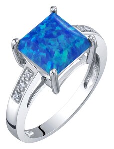 Eppi Goldring mit blauen Opalen und Diamanten Danyal
