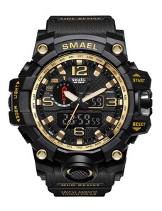 IZMAEL Uhr SMAEL - Schwarz/Golden KP3812