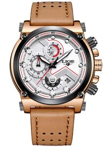 IZMAEL Uhr LIGE Professional - Braun/Weiß KP4072