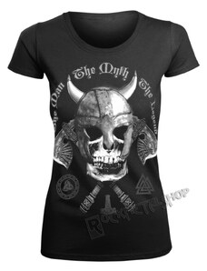 T-Shirt Frauen - THE MAN, THE MYTH, THE LEGEND - VICTORY OR VALHALLA - KDAM-271