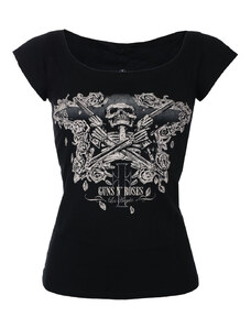Metal T-Shirt Frauen Guns N' Roses - Skeleton - ROCK OFF - GNRTS26LB