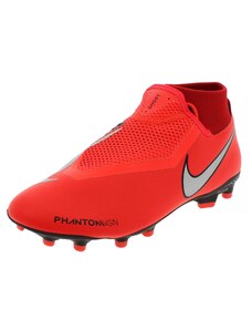 Nike Herren Phantom VSN Academy Dynamic Fit MG Fußballschuhe, Mehrfarbig (Bright Crimson/Metallic Silver 600), 47.5 EU