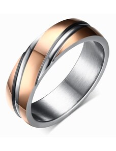 IZMAEL Ring Twist - Golden/Rosa/49mm KP4903