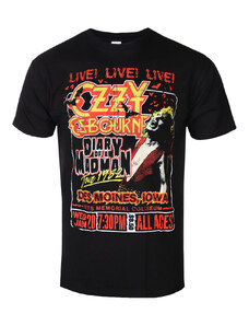 Metal T-Shirt Männer Ozzy Osbourne - Diary Of A Madman Tour - ROCK OFF - OZZTS13MB