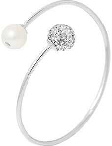 Pearline Silber-Armspange mit Perle | onesize