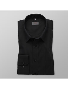 Männer Klassisches Hemd Willsoor schwarz glatt