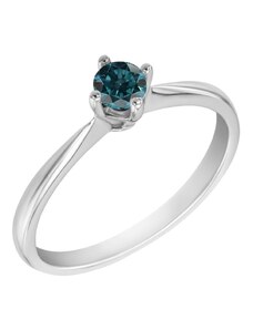 Eppi Verlobungsring mit blauem Diamant Sevati