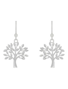 Eppi Silberne Ohrringe mit Baum des Lebens Kyrie