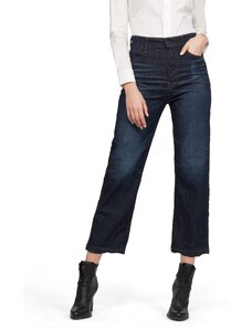 G-STAR RAW Damen Tedie Ultra High Straight Ripped Edge Ankle C Jeans, Blau (worn in atlas D16797-B767-B136), 26W / 30L
