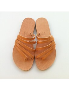 Grecian Sandals Multi Strap Slide Sandals - Multiple Colors