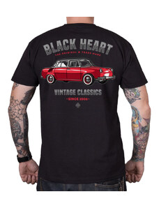 Street T-Shirt Männer - VINTAGE MB - BLACK HEART - 001-0148-BLK