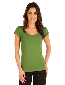 LITEX Damen T-Shirt, kurzarm. 5A359, gras grün