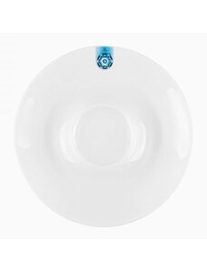 SOLA Lunasol - Kaffee-/Teeuntertasse mit blauem Ornament 15 cm – Gaya RGB (451851)