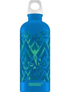 Sigg Lucid Florid Trinkflasche 600 ml, elektrisch blau, 8803.00