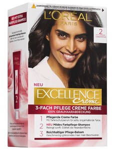 L´Oréal Paris Nr. 2 - Schwarzbraun Excellence Crème Haarfarbe 1 Stück