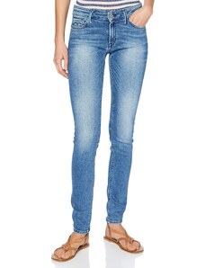 Replay Damen Jeans New Luz Skinny-Fit mit Comfort Stretch, Medium Blue 009 (Blau), 33W / 32L