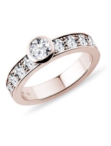 Luxus-Diamantring in Roségold KLENOTA K0783014