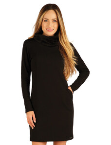 LITEX Kleid mit langen Ärmeln. 7A090, schwarz
