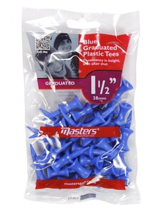 Masters Plastic Graduated Tees 1 1/2 Bag 30 Blue