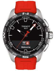 Tissot Herrenuhr T-Touch Connect Solar Rot T121.420.47.051.01