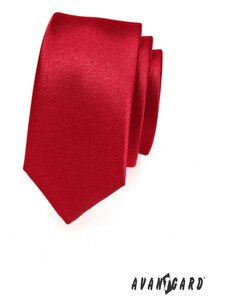 Avantgard Glatte einfarbige rote Krawatte