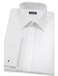 Avantgard Herren Hemd SLIM aus 100% Baumwolle Weiß