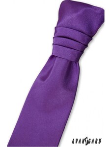 Avantgard Französisch Jungen lila Krawatte + Einstecktuch