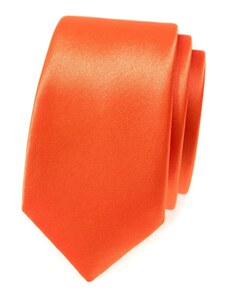 Avantgard Orange schmale Krawatte