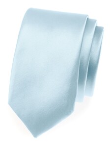 Avantgard Himmelblaue schmale Krawatte