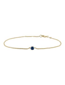 Goldarmband mit blauem Saphir KLENOTA K0073043