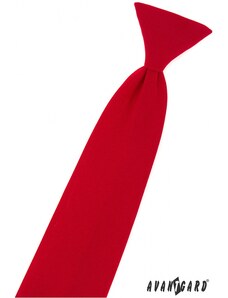 Avantgard Jungen Krawatte matt rot