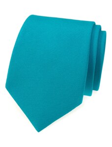 Türkisfarbene, matte Avantgard Krawatte