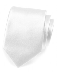 Avantgard Glatte weiße Herren Krawatte