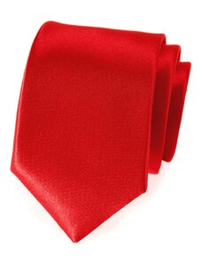 Avantgard Rote glatte Krawatte für Herren