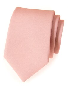 Avantgard Moderne puderfarbene Krawatte matt