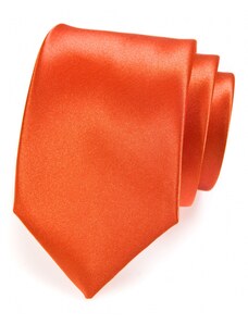Avantgard Orange einfarbige Krawatte für Männer