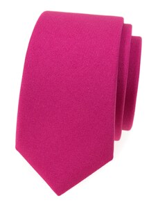Avantgard Fuchsia schmale Krawatte