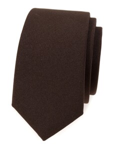 Avantgard Schmale braune Krawatte