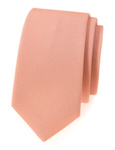 Avantgard Schmale Krawatte in Lachsfarbe