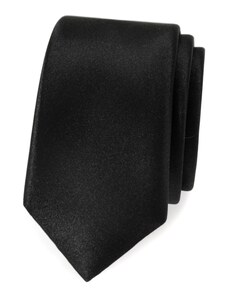 Schmale schwarze Avantgard Krawatte