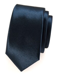 Avantgard Krawatte SLIM für Herrren blue navy