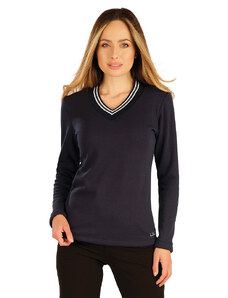 LITEX Damen Sweatshirt mit langen Ärmeln. 7A060, dunkelblau