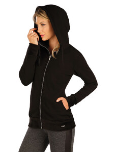 LITEX Damen Sweatshirt mit Kapuzen. 7A089, schwarz
