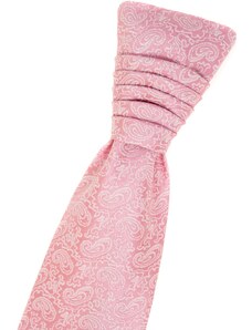 Avantgard Puderrosa französische Krawatte mit Paisley-Muster