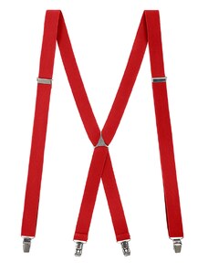 Avantgard Red Herren-Hosenträger mit Metallclips