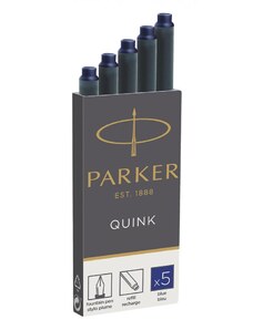 Tintenpatronen PARKER / Quink / 5 stk. / Blau