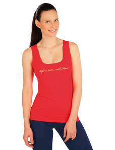 LITEX Damen T-Shirt ohne Ärmel. J1253, rot