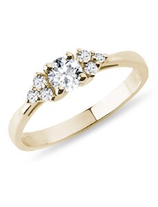 Diamant Verlobungsring aus Gelbgold KLENOTA K0109033